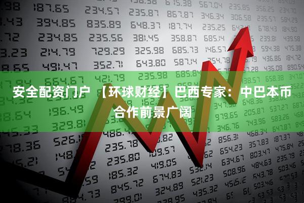 安全配资门户 【环球财经】巴西专家：中巴本币合作前景广阔